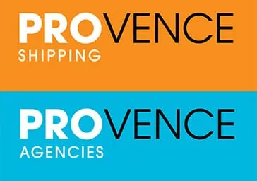 New Provence Shipping and Provence Agencies logos
